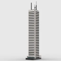 First Canadian Place at 1/650th Scale