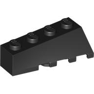 Lego Brick Wedged, Sloped 45° 4 x 2 Left / Black