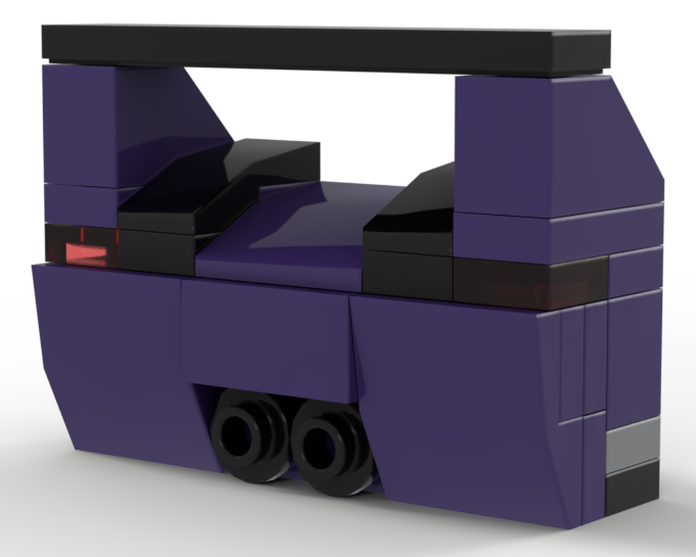 Lego 60408 purple muscle car rear bumper 2