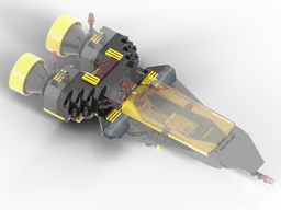 Blacktron Renegade Dual Engine Connector Mod