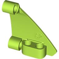 Lego Technic Panel Triangle 5 x 4 Right / Lime