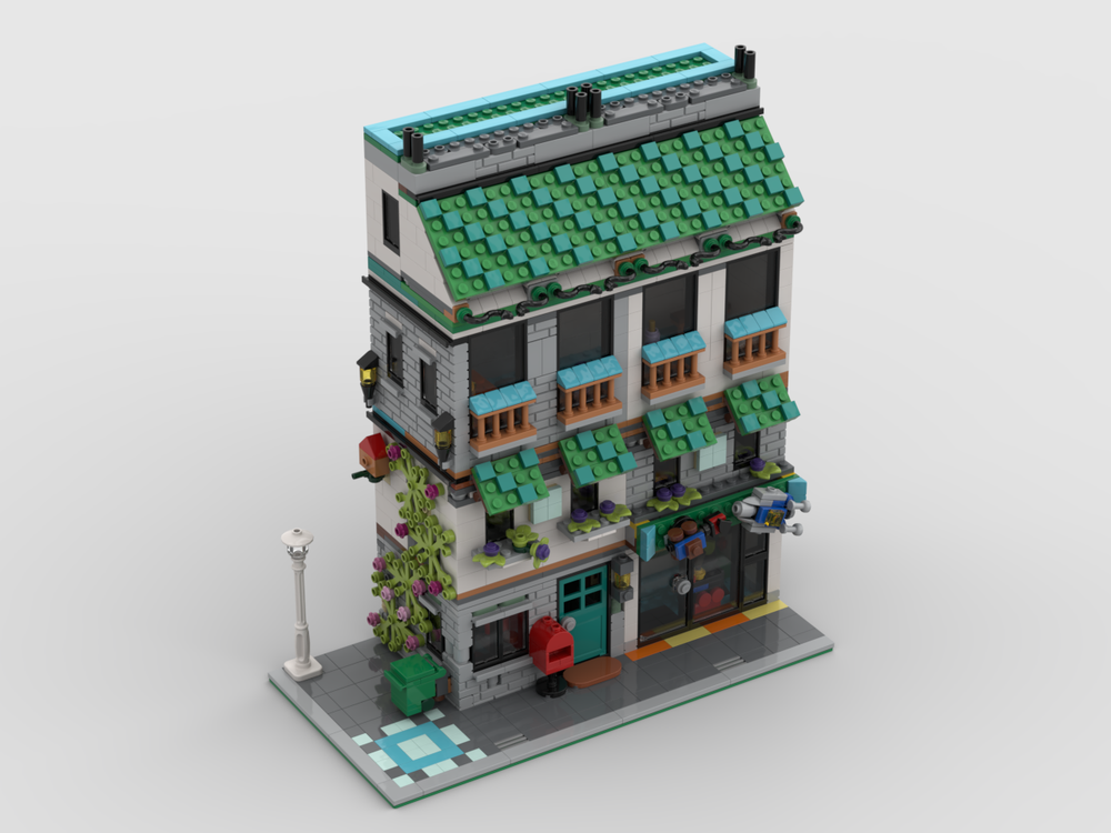Lego Cozy Flat and Model Shop Modular