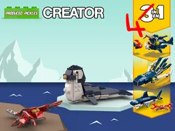 Seal Alternative build of 3 in 1 deep sea creatures