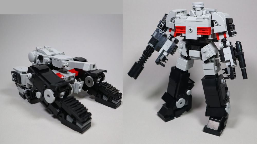 Lego D-16/Megatron cogged mode (Transformers One)