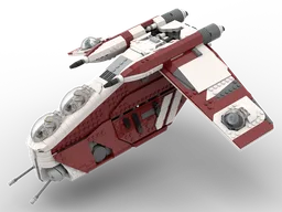 Coruscant Guard Gunship MOC (ver. 3.1 Clone Wars Gunship)
