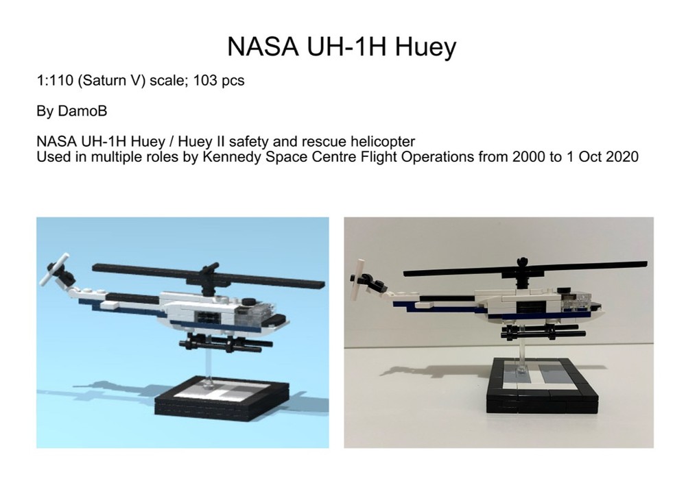 Lego DamoB's NASA UH-1H Huey II