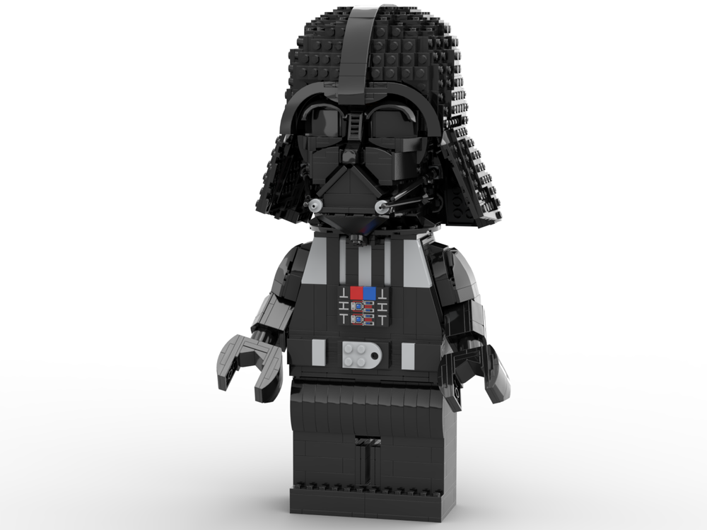 Lego Maxifigure stand for LEGO Vader helmet