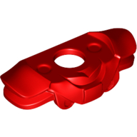 Lego Minifig Neckwear Armor with Dual Layer Shoulder Pads / Red