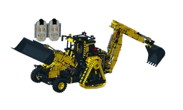 Super Heavy Backhoe Loader (Power Functions version) v1.1
