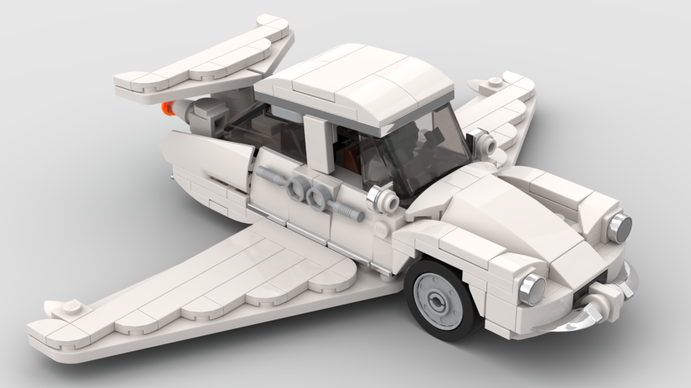 Lego MOC The Citroen DS Flying Car (Fantomas) Version FUN