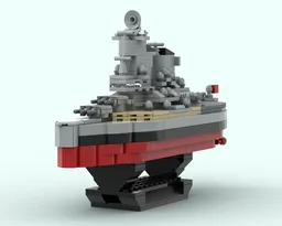 Battleship U.S Missouri BB-63 Super Deformed
