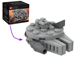 Micro UCS Millennium Falcon 75192 Alt