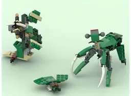 Praying Mantis - Big Beetle - Small beetle