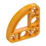 Lego Technic Beam 3 x 3 L-Shape with Quarter Ellipse Thin / Bright Light Orange