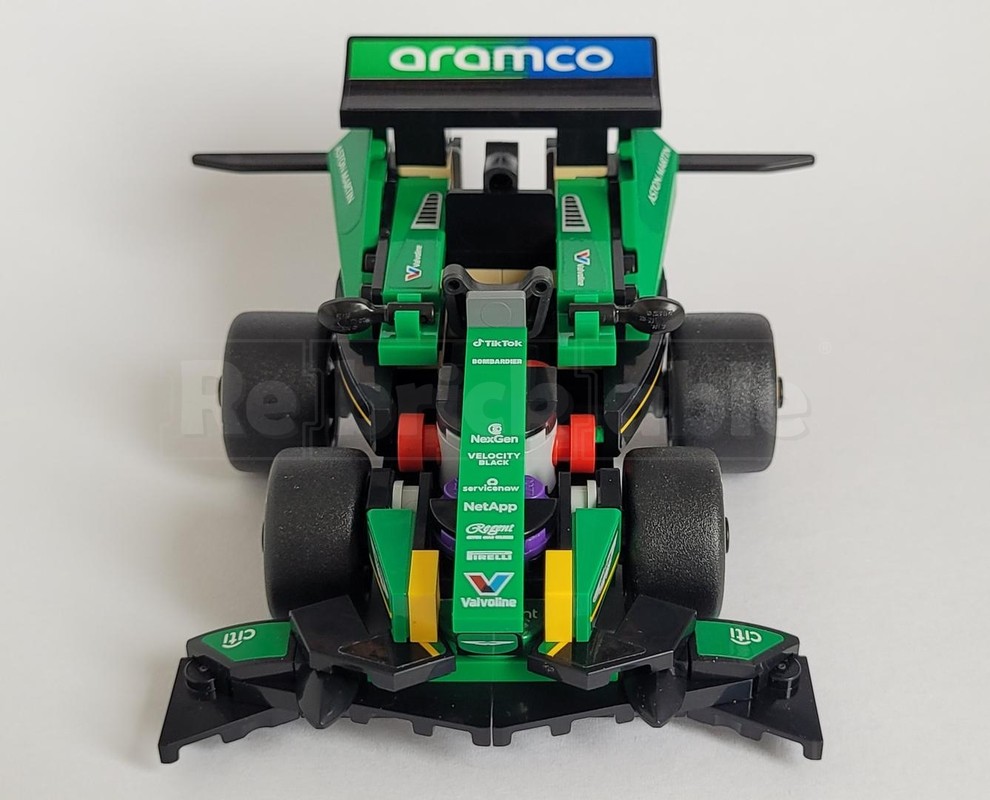 Lego Tooned Aston Martin Aramco F1 AMR24