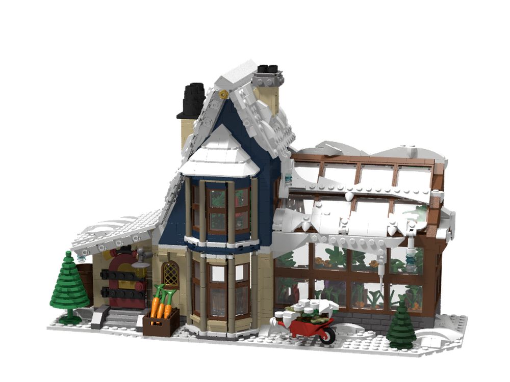 Lego Winter Village Greenhouse