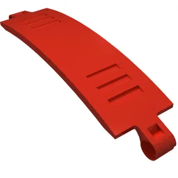 Technic Panel Curved 3 x 13 / Red
