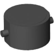 Lego Magnet Cylindrical / Black