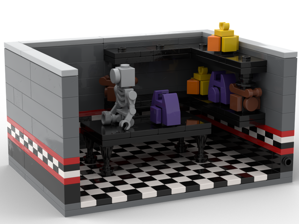 Lego Fnaf parts and service room