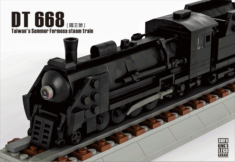 Lego DT668 steam locomotive