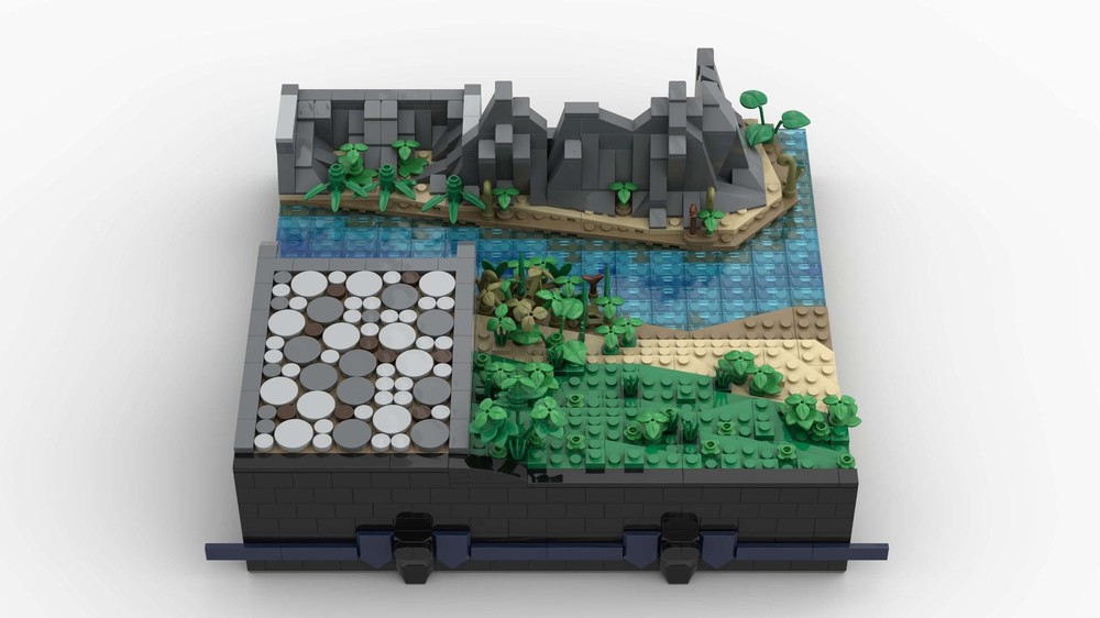 Lego C4 - Shore & Landscape for my medieval castle