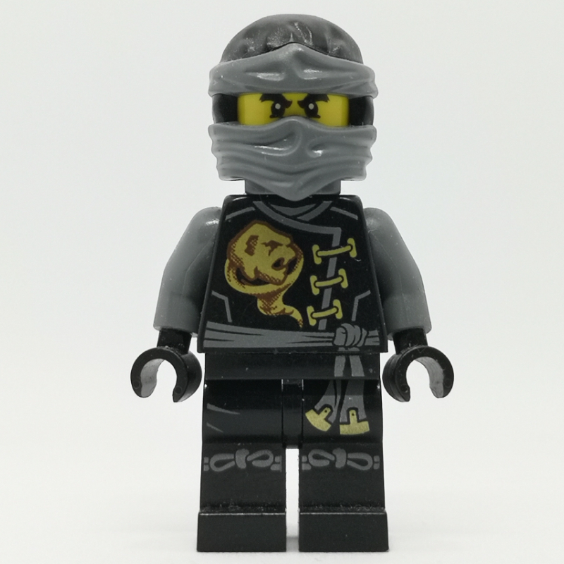 Lego Cole with Neck Bracket and Tile with Clip (Skybound)
