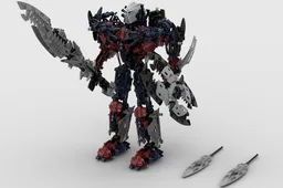 Optimus Prime bayformers x Toa Mata Nui (Nemesis Prime skin)