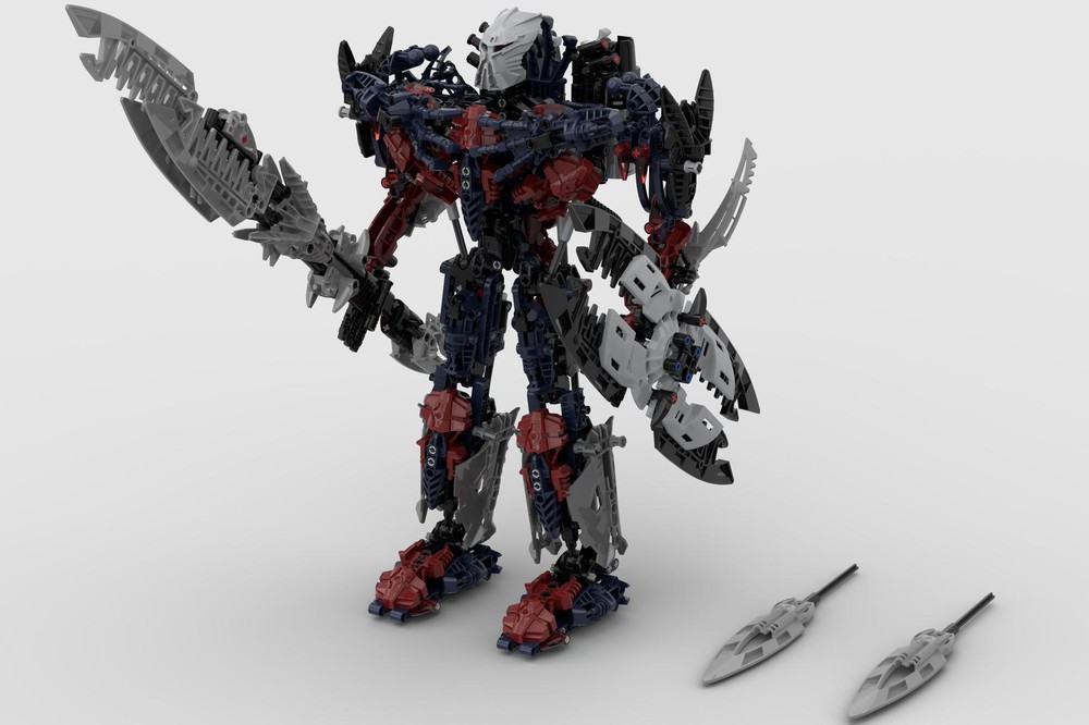 Lego Optimus Prime bayformers x Toa Mata Nui (Nemesis Prime skin)