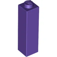 Brick 1 x 1 x 3 / Dark Purple