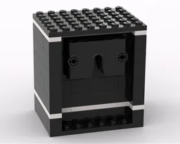 Minifigure Display Case Wall Mountable