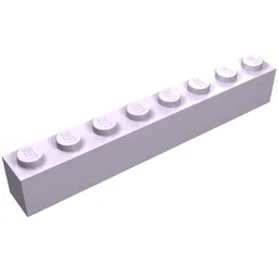 Brick 1 x 8 / Lavender