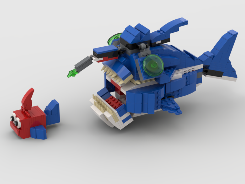 Lego Deep sea creatures 31088 Angler fish 2:1 scale