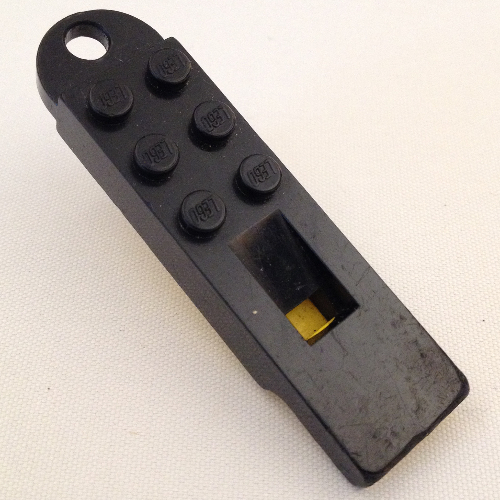 Lego Whistle, Train 4.5V, Adjustable with Yellow Base / Black