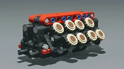 1:8 scale W16-engine