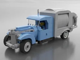 Vintage Garbage Truck