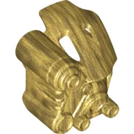 Large Figure Mask of Ice (Kanohi Akaku) / Pearl Gold