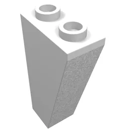 Brick Sloped Inverted 75° 2 x 1 x 3 / White