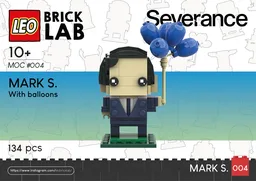 Mark S. (Severance) _ BrickHeadz Style