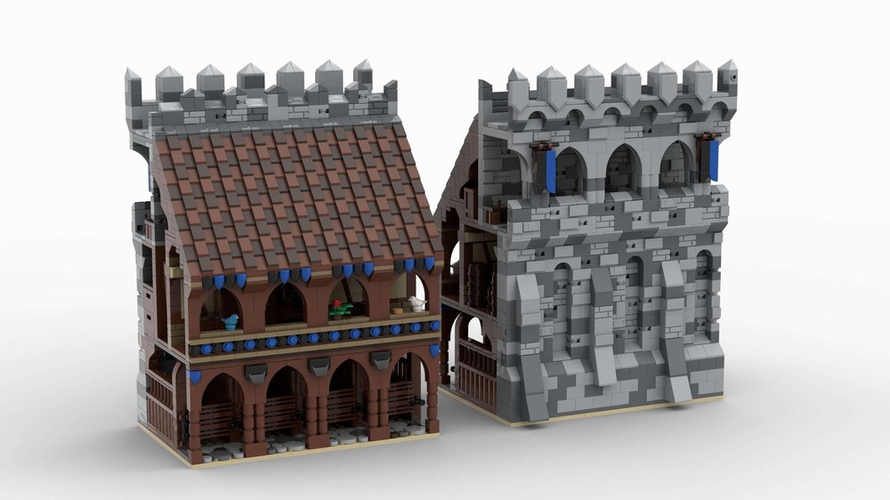 Lego H05 Stable and storage room for my medieval castle