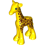 Lego Duplo Animal Giraffe Baby, New Style / Yellow
