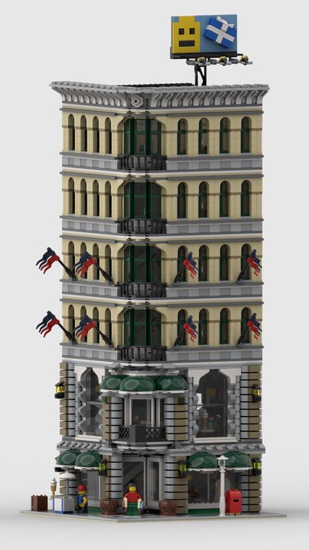 Lego 10211 Grand Emporium - Alternative Build for expansion