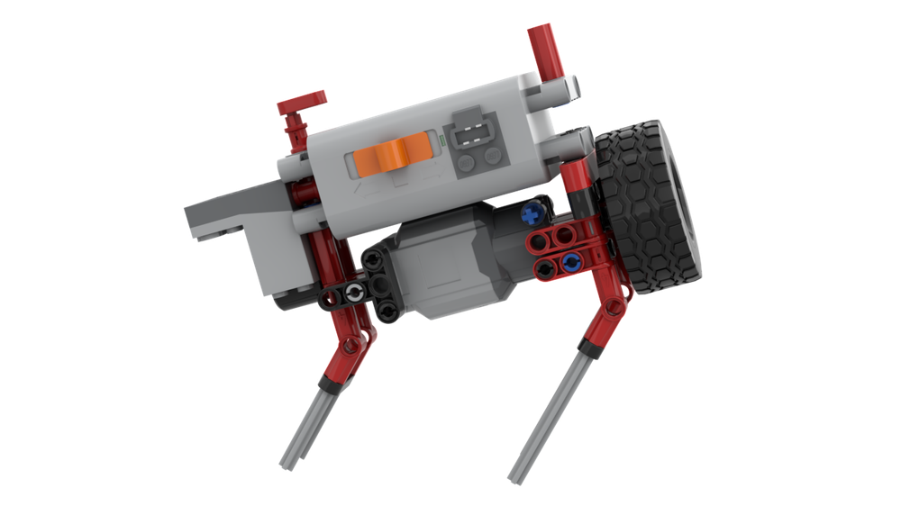 Lego Steerable Vibration-Powered Walker