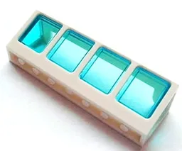 Window 2 x 8 x 2 Boat with Trans-Light Blue Glass (89648 / 89649)