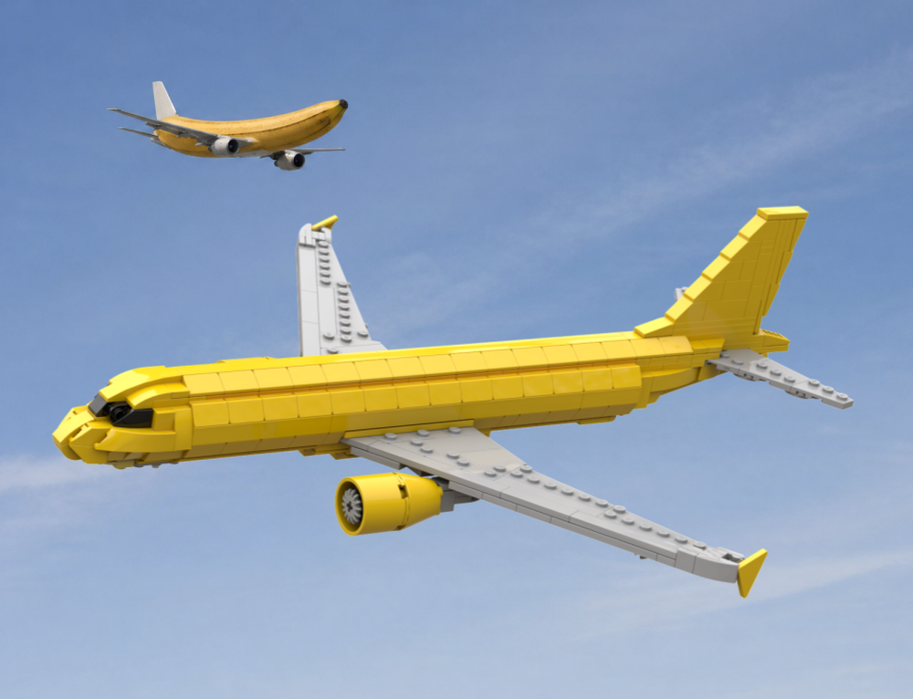 Lego Airbus A320-200 - Spirit Airlines Livery (1:100)