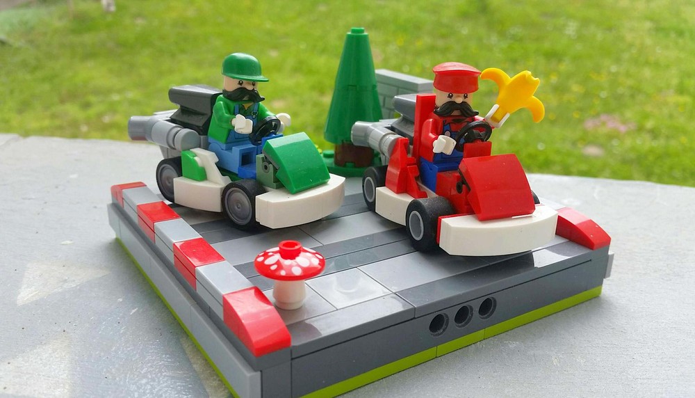Lego Mario Kart - Race Scene