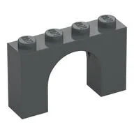 Brick Arch 1 x 4 x 2 / Dark Bluish Gray