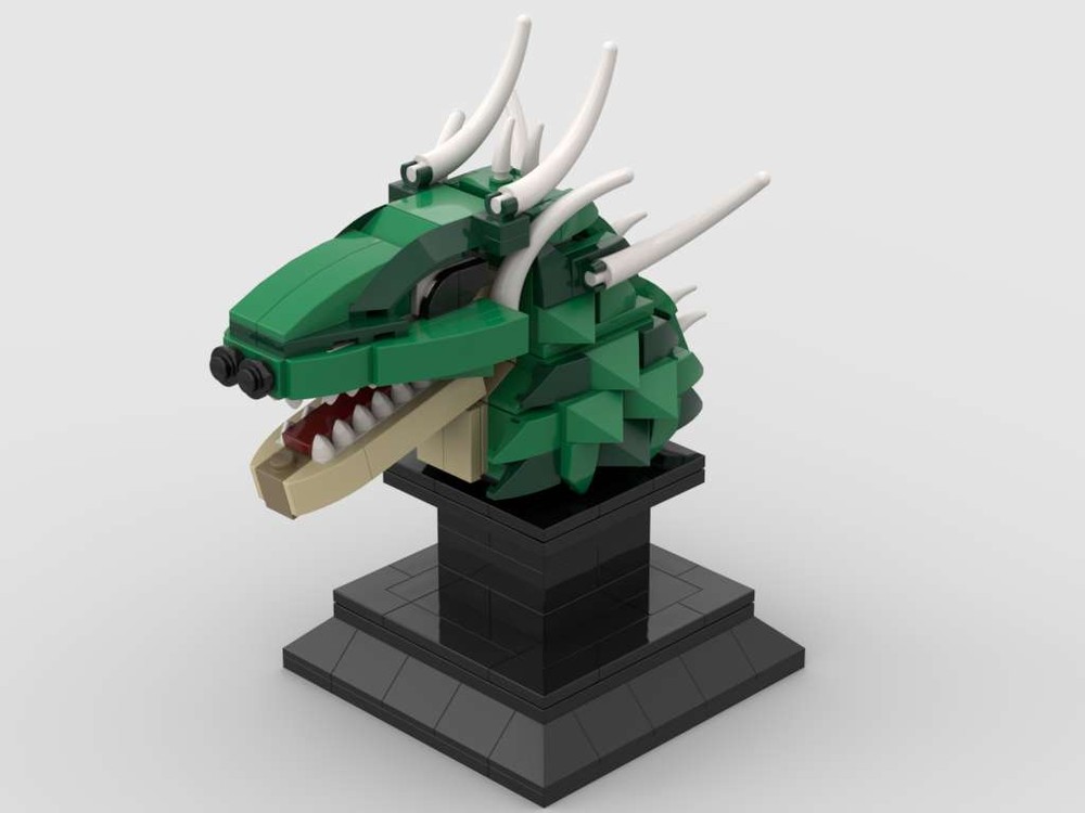 Lego Green Dragon Head