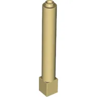 Support Round 1 x 1 x 6 Solid Pillar / Tan