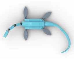 Cope's Elasmosaurus - Minifig-Scale