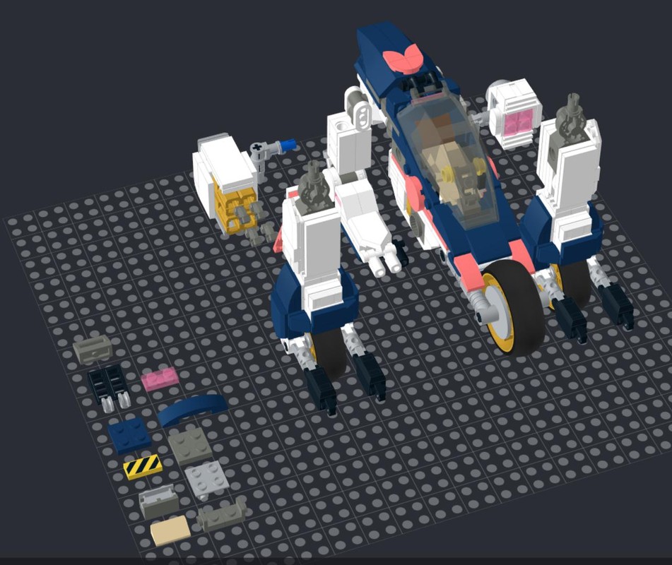 Lego Transforming Mech Bike